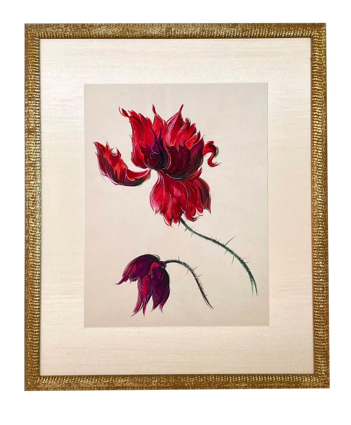 Original Gouache Flowers #1