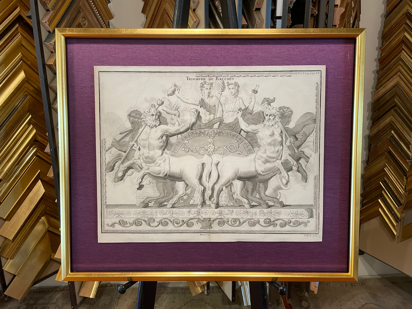 Framed Antique Print c. 1780