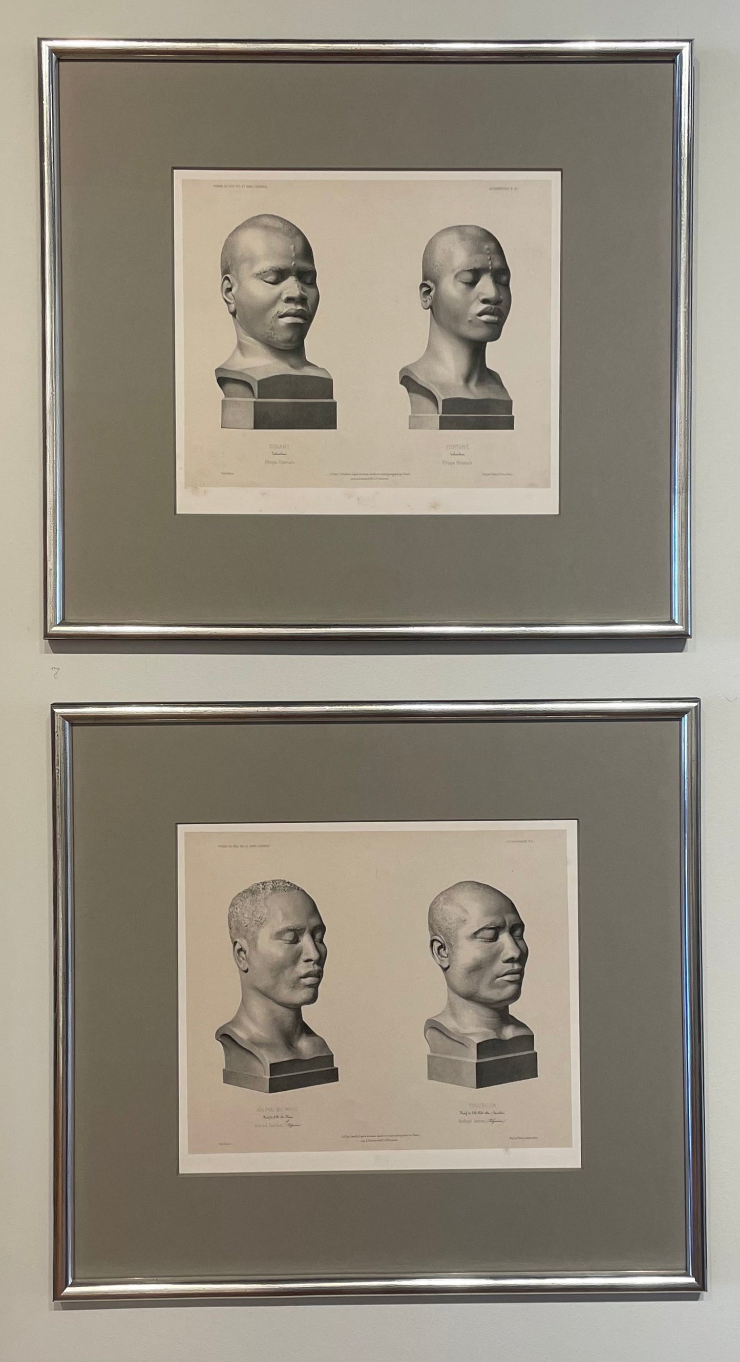 Head Statue Lithographs