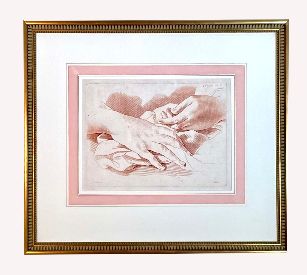 Sanguine Drawing of Hands