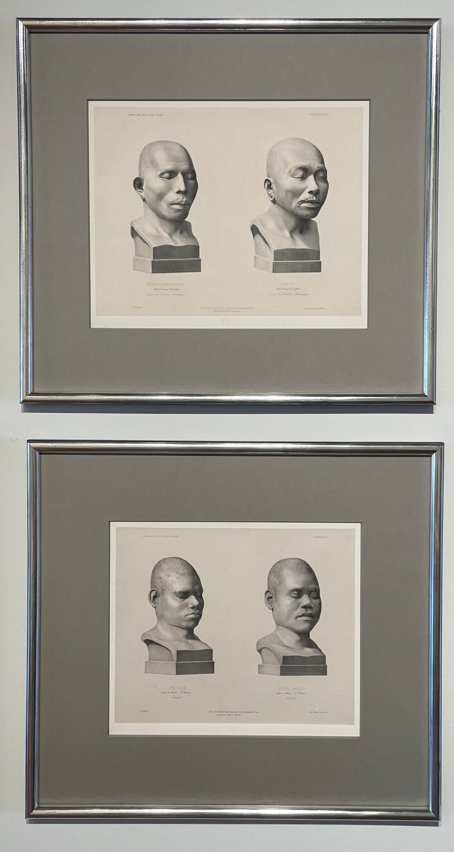 Head Statue Lithographs
