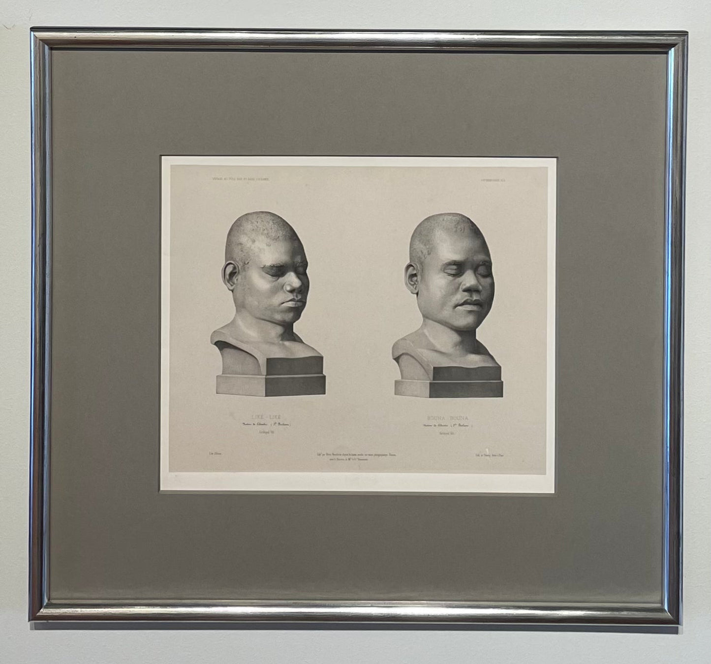 Head Statue Lithographs
