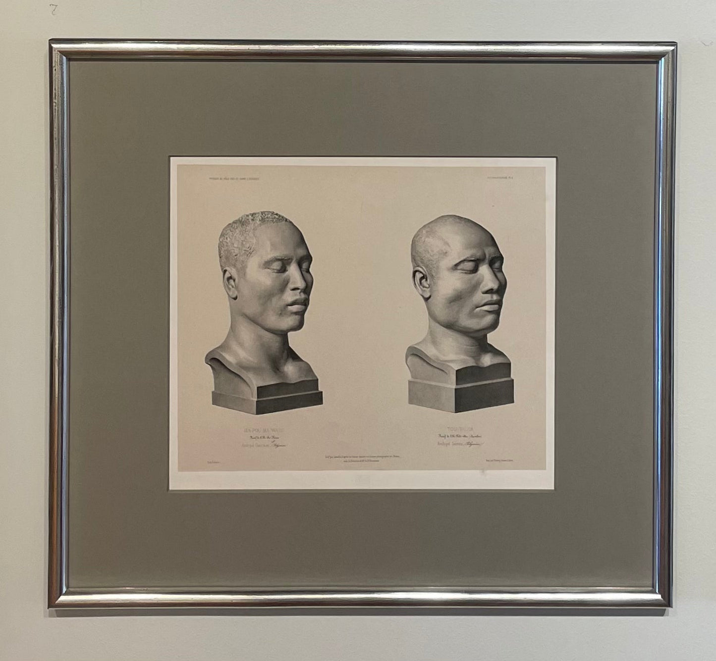 Head Statue Lithographs
